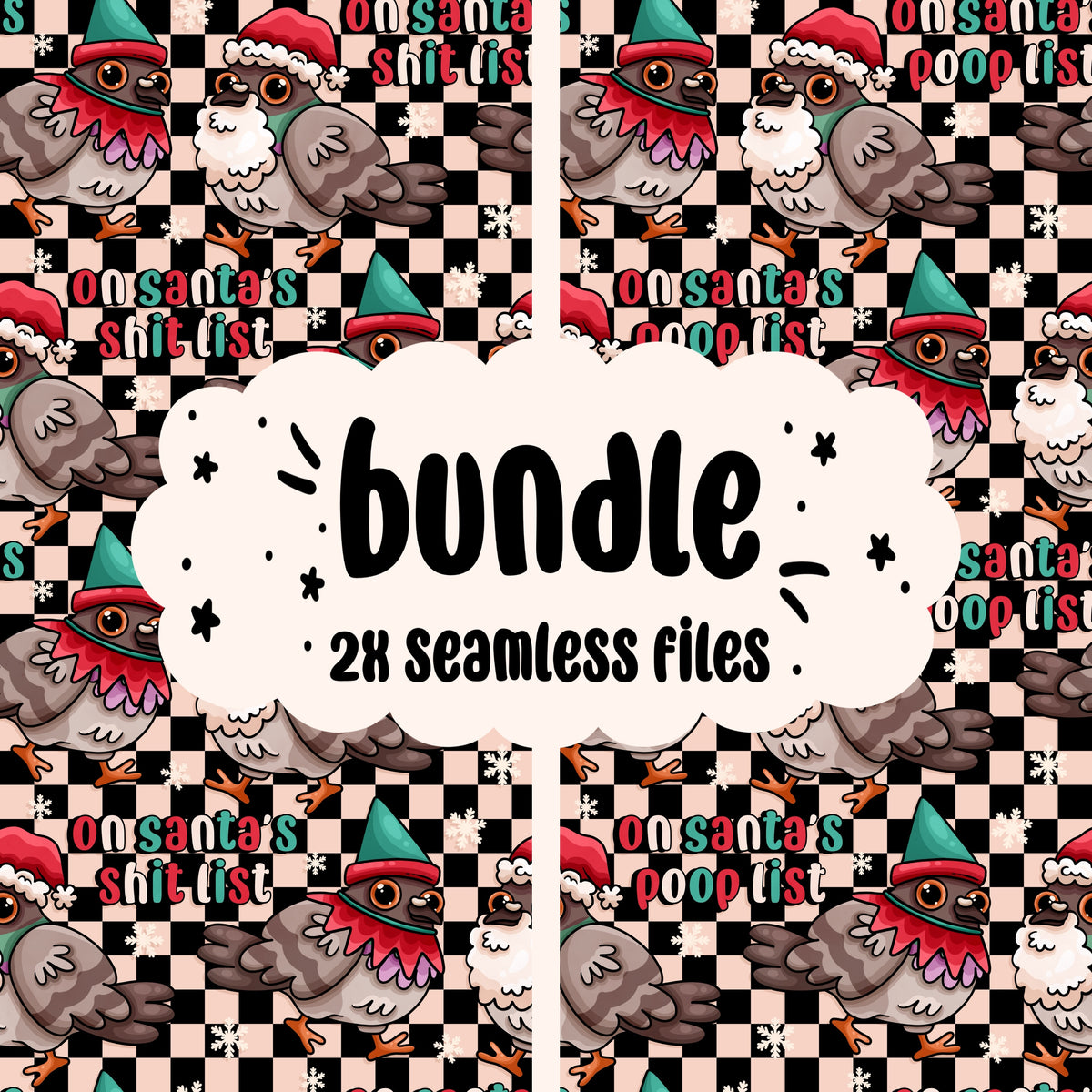 Santas list pigeons - bundles