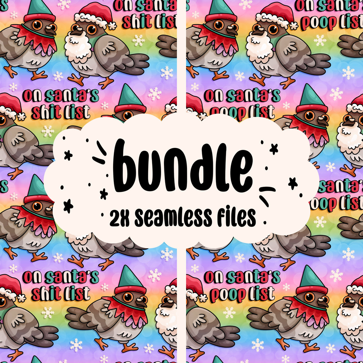 Santas list pigeons - bundles