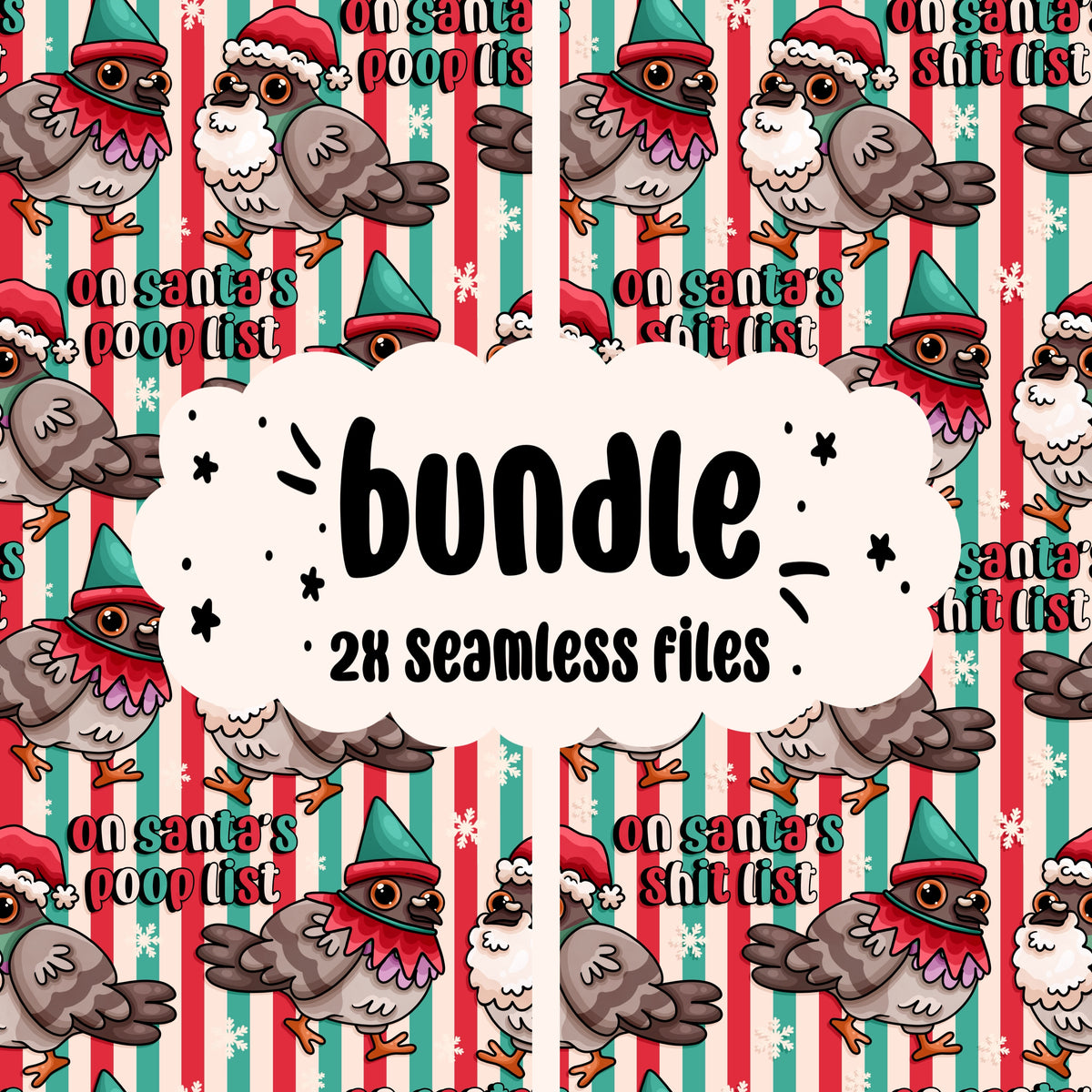 Santas list pigeons - bundles