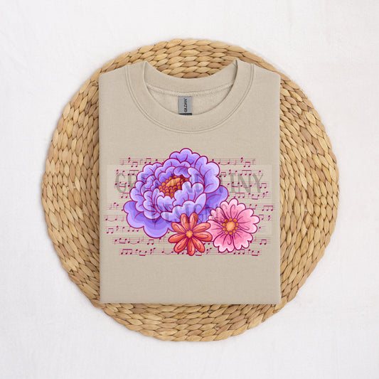 Music floral PNG