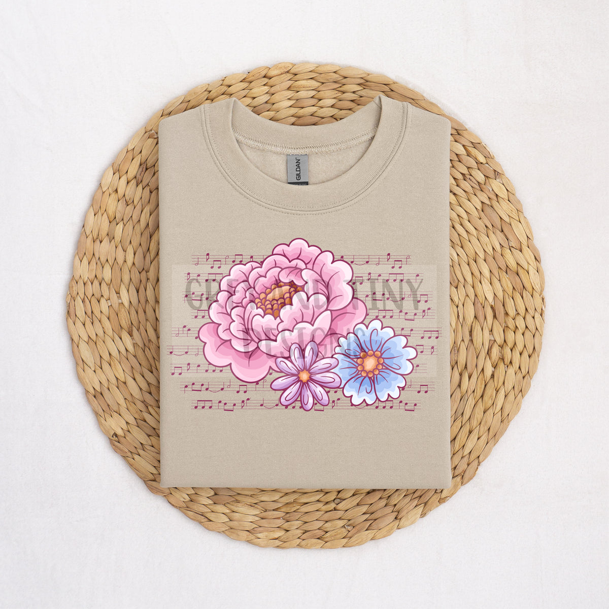 Music floral PNG